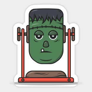 Frankenstein Head Sticker